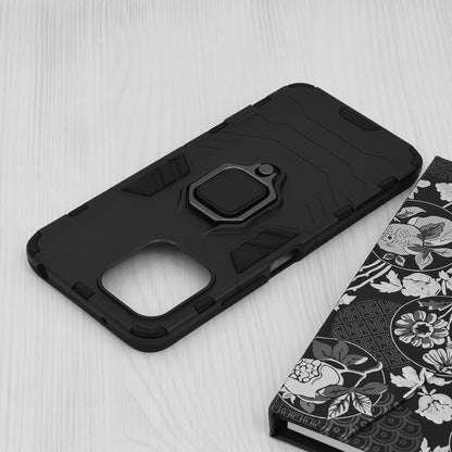 Hoes voor Xiaomi Redmi 12 5G / 12, Techsuit, Shield, Zwart