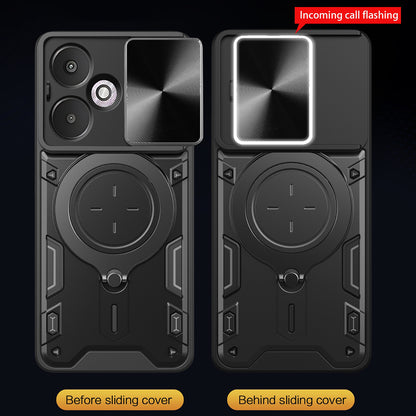 Hoes voor Xiaomi Redmi 13C 5G, Techsuit, CamGuard Pro, Zwart