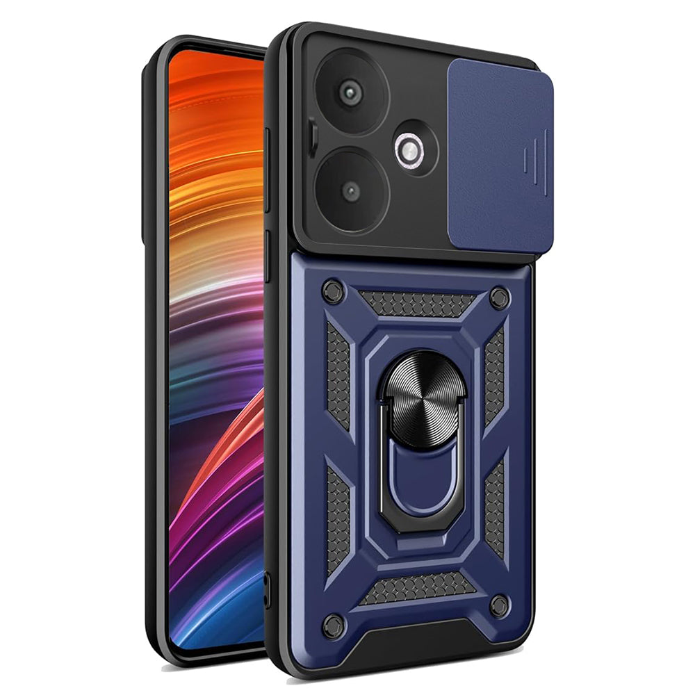 Hoes voor Xiaomi Redmi 13C 5G, Techsuit, CamShield, Blauw