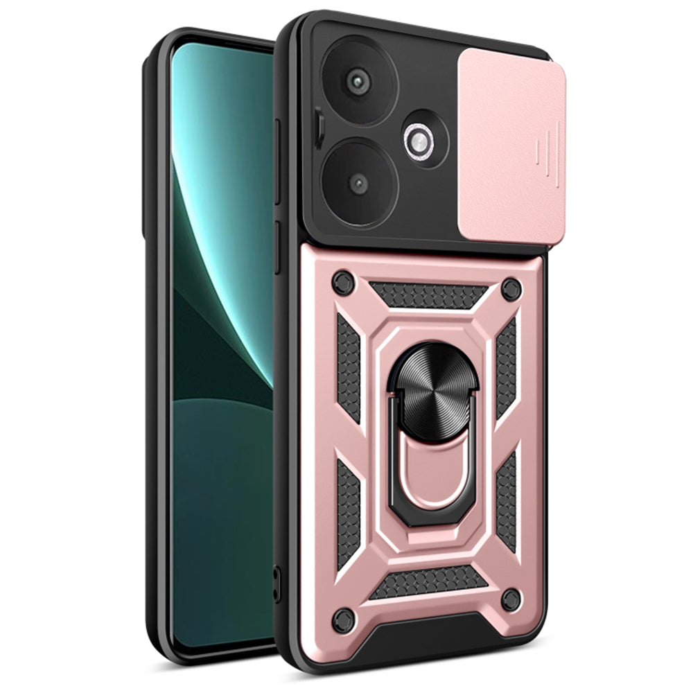 Hoesje voor Xiaomi Redmi 13C 5G, Techsuit, CamShield, Roze