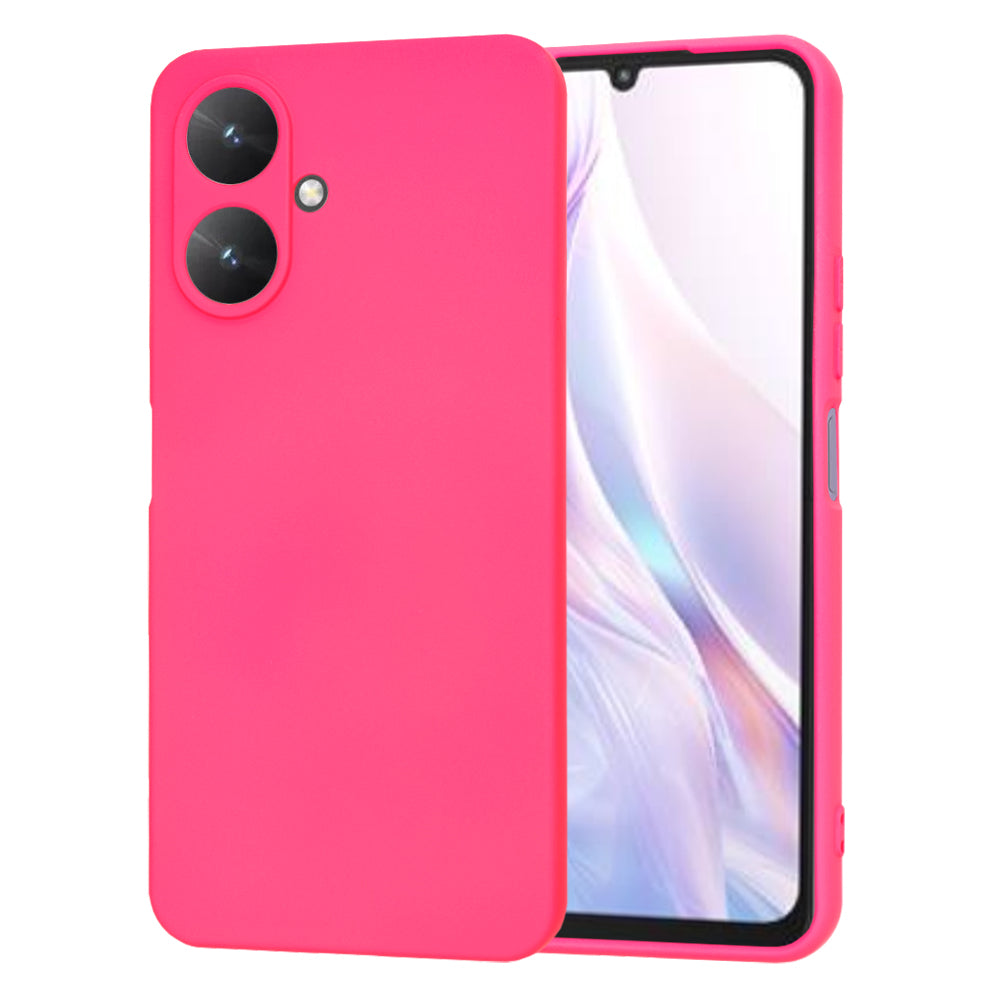 Hoesje voor Xiaomi Redmi 13C 5G, Techsuit, SoftFlex, Donkerroze