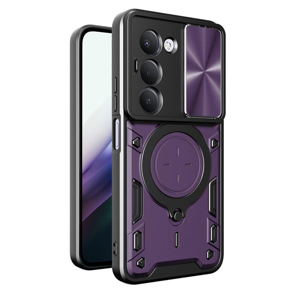 Hoes voor Xiaomi Redmi 15 5G / 15 4G, Techsuit, CamGuard Pro, Paars