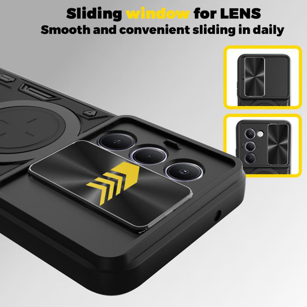 Hoes voor Xiaomi Redmi 15 5G / 15 4G, Techsuit, CamGuard Pro, Paars