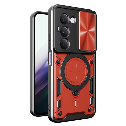 Hoes voor Xiaomi Redmi 15 5G / 15 4G, Techsuit, CamGuard Pro, Rood