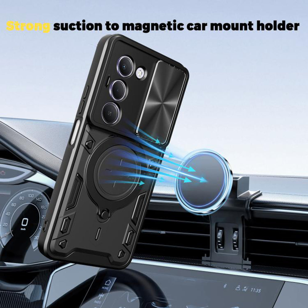 Hoes voor Xiaomi Redmi 15 5G / 15 4G, Techsuit, CamGuard Pro, Roze