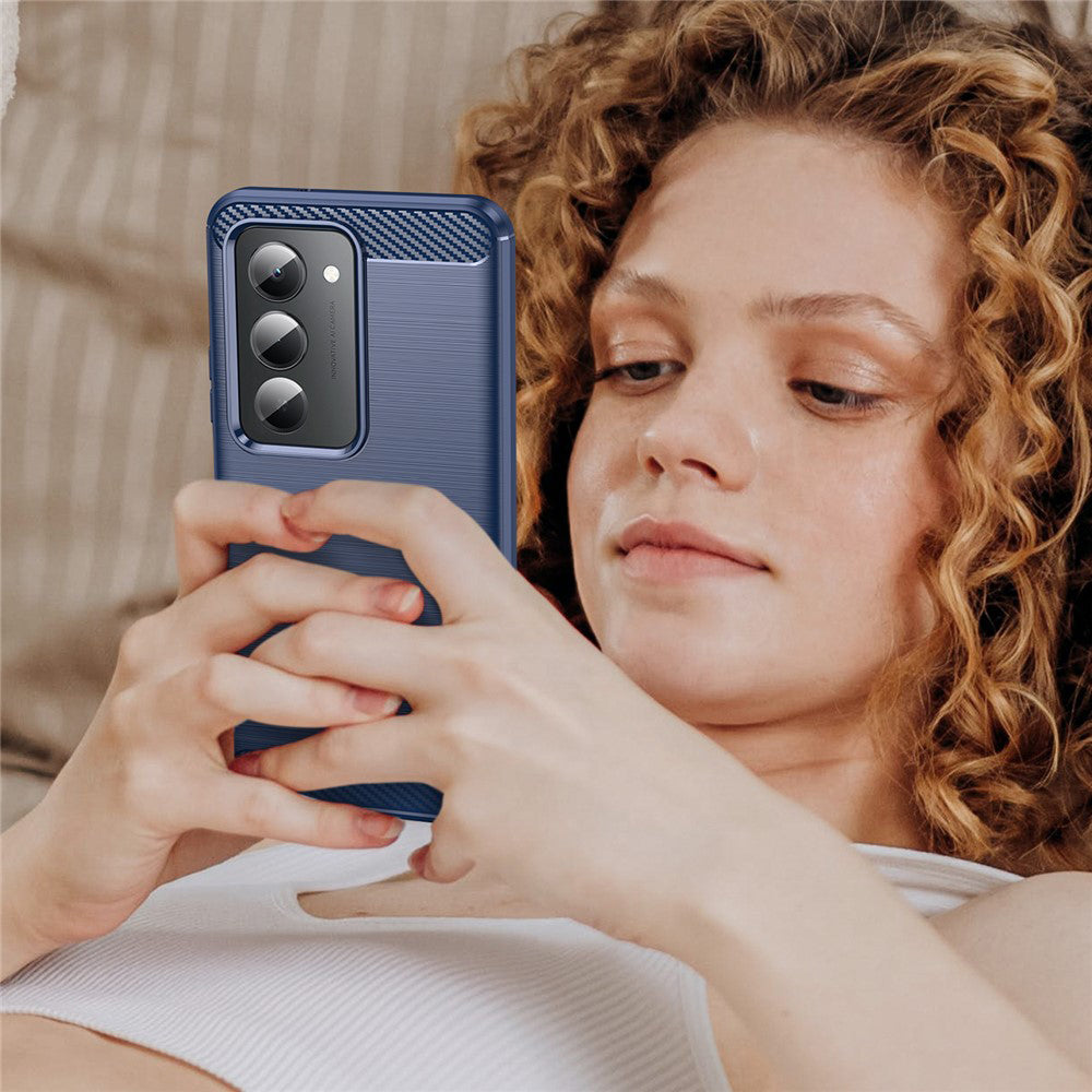 Case for Xiaomi Redmi 15 5G / 15 4G, Techsuit, Carbon, Blue