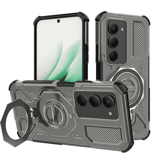 Hoes voor Xiaomi Redmi 15 5G / 15 4G, Techsuit, Carbon Shield Pro, Lichtzwart