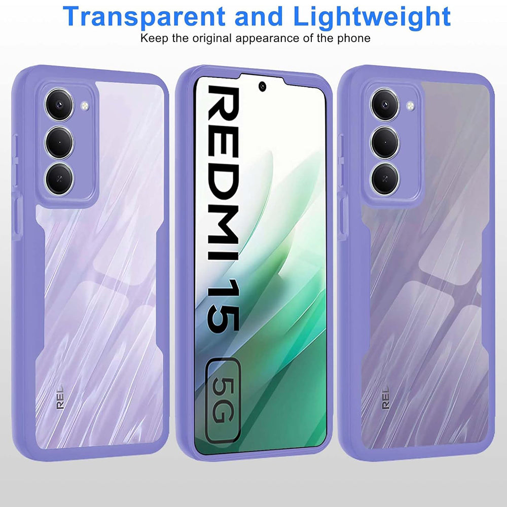 Hoes voor Xiaomi Redmi 15 5G / 15 4G, Techsuit, ColorVerse 360, Paars