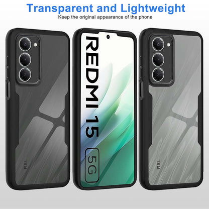 Hoes voor Xiaomi Redmi 15 5G / 15 4G, Techsuit, ColorVerse 360, Zwart