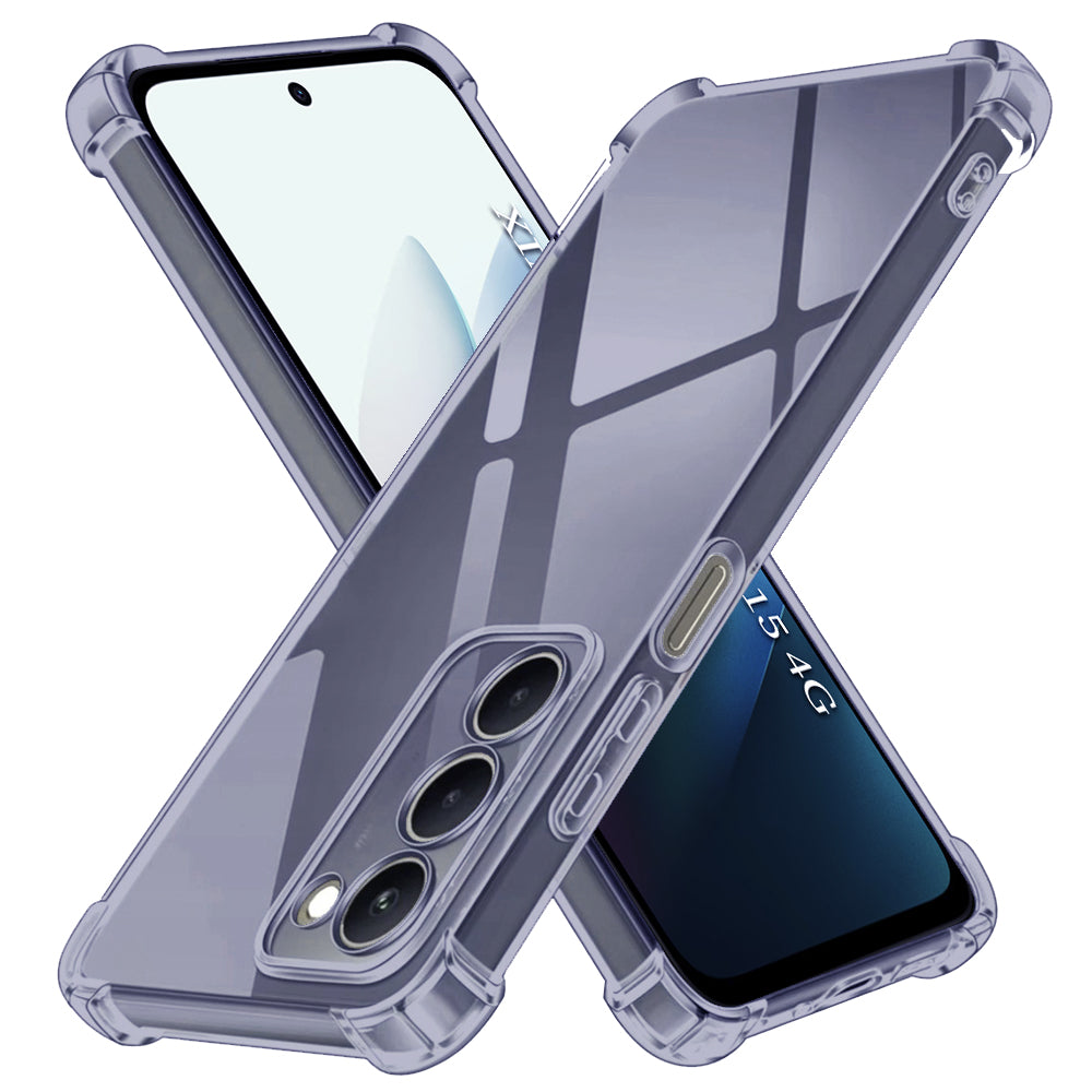 Hoesje voor Xiaomi Redmi 15 5G / 15 4G, Techsuit, Schokbestendig Transparant, Getint