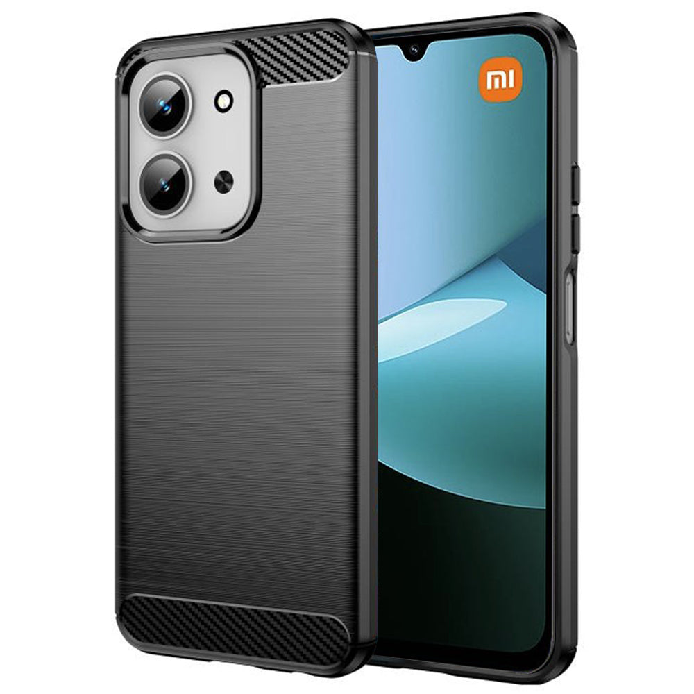 Hoes voor Xiaomi Redmi 15C 5G / 15C 4G, Techsuit, Carbon, Zwart