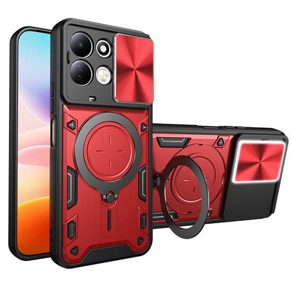 Telefoonhoesje voor Xiaomi Redmi 17 5G / 17 4G, Techsuit, CamGuard Pro, rood
