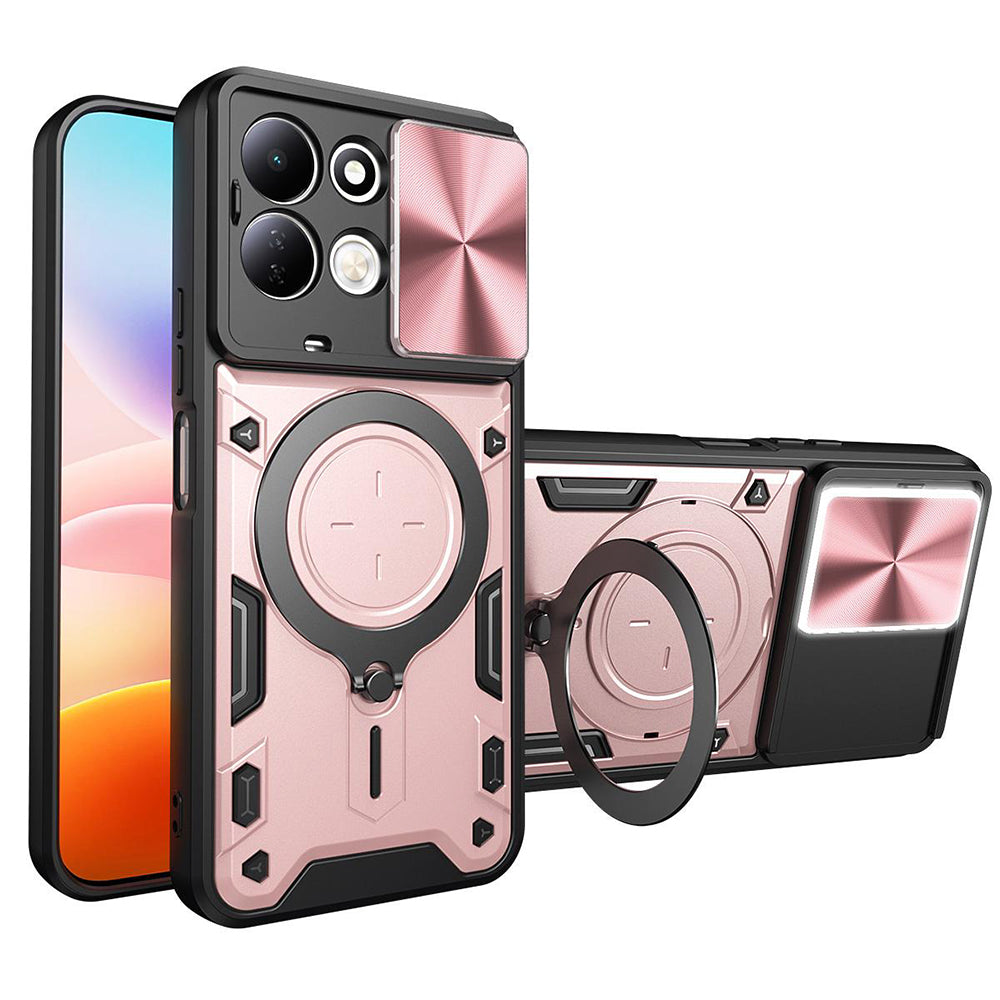 Telefoonhoesje voor Xiaomi Redmi 17 5G / 17 4G, Techsuit, CamGuard Pro, roségoud