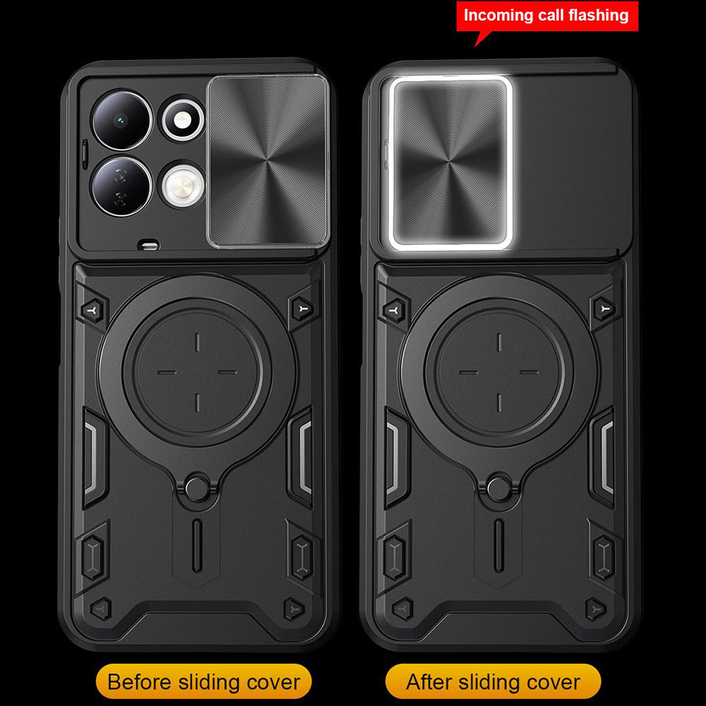 Telefoonhoesje voor Xiaomi Redmi 17 5G / 17 4G, Techsuit, CamGuard Pro, roségoud