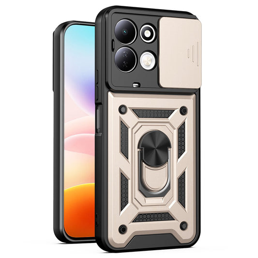 Hoesje voor Xiaomi Redmi 17 5G / 17 4G, Techsuit, CamShield, Goudkleurig