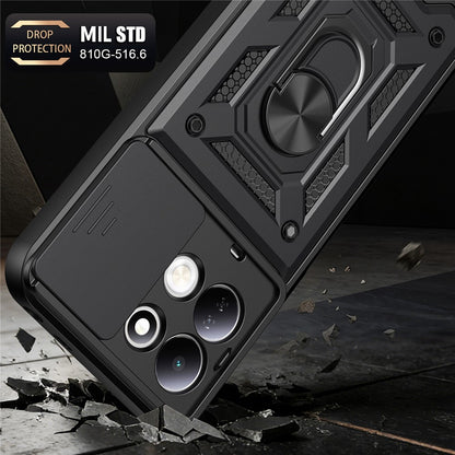 Hoesje voor Xiaomi Redmi 17 5G / 17 4G, Techsuit, CamShield, Roze Goud
