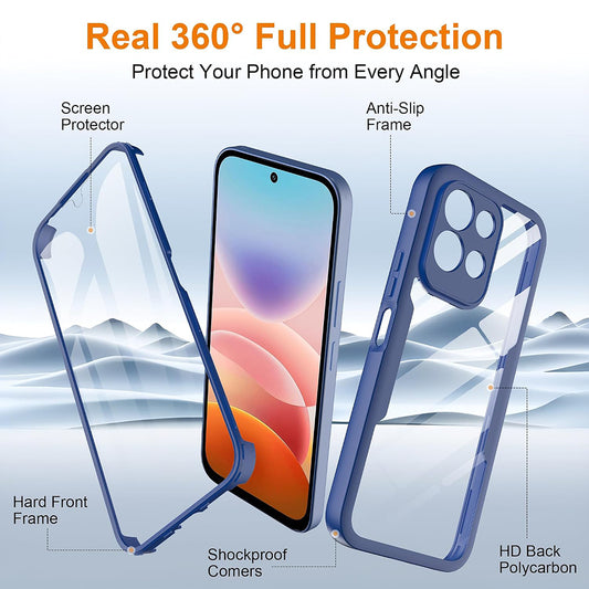 Hoes voor Xiaomi Redmi 17 5G / 17 4G, Techsuit, ColorVerse 360, Zwart