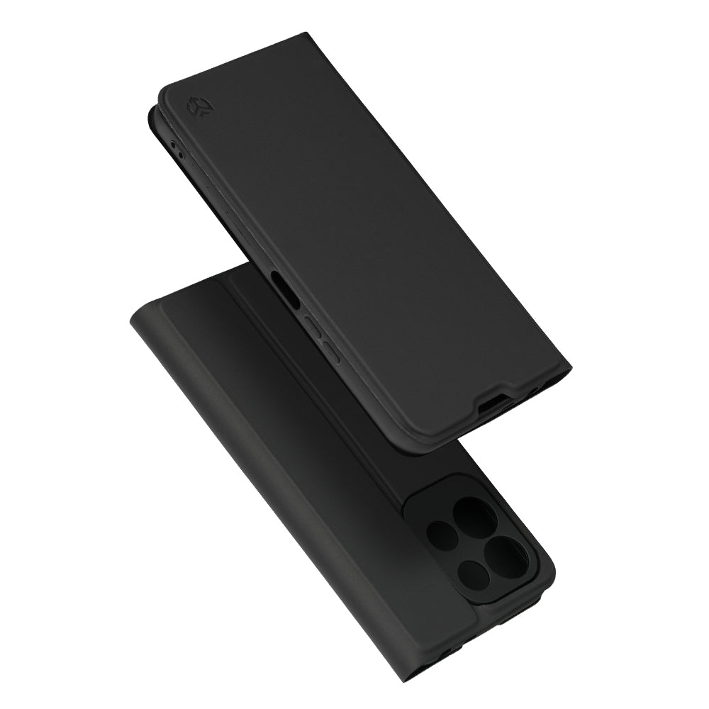 Case for Xiaomi Redmi 17 5G / 17 4G, Techsuit, Magskin Book, Black
