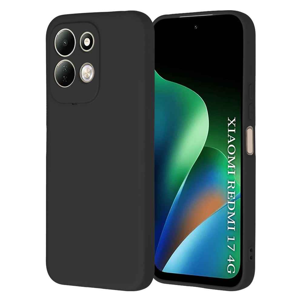 Telefoonhoesje voor Xiaomi Redmi 17 5G / 17 4G, Techsuit, SoftFlex, zwart