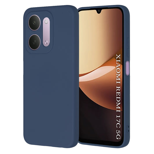 Hoesje voor Xiaomi Redmi 17C 5G, Techsuit, SoftFlex, marineblauw
