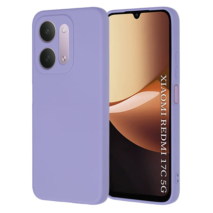 Telefoonhoesje voor Xiaomi Redmi 17C 5G, Techsuit, SoftFlex, lichtpaars