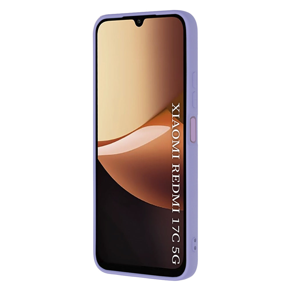 Telefoonhoesje voor Xiaomi Redmi 17C 5G, Techsuit, SoftFlex, lichtpaars