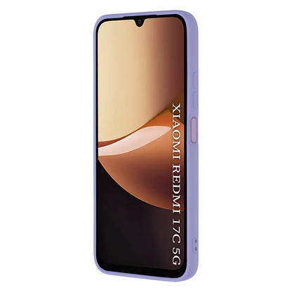 Telefoonhoesje voor Xiaomi Redmi 17C 5G, Techsuit, SoftFlex, lichtpaars
