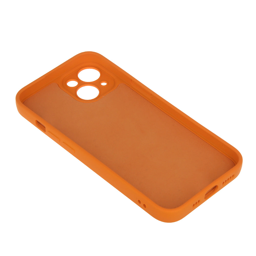 Hoes voor Xiaomi Poco C65 / Redmi 13C, OEM, Siliconen, Oranje