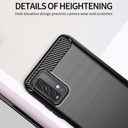 Case for Xiaomi Redmi 9 Power / 9T, Techsuit, Carbon, Black