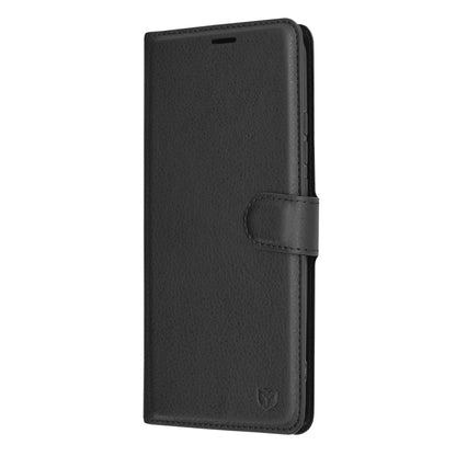 Hoesje voor Xiaomi Redmi 9C NFC / 9C, Techsuit, Leather Folio, Zwart