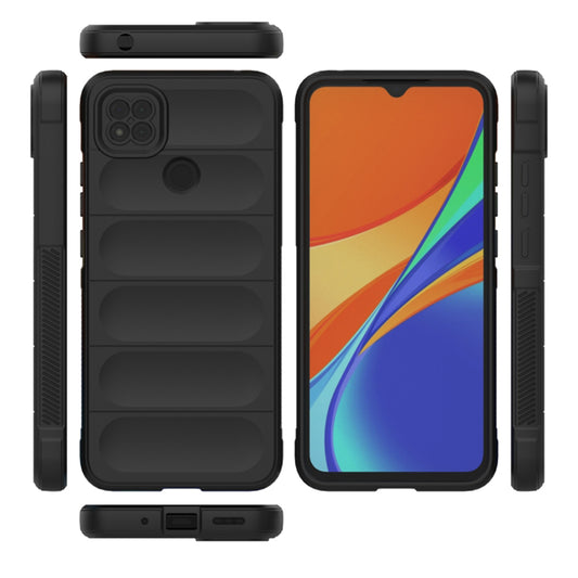 Hoesje voor Xiaomi Redmi 9C NFC / 9C, Techsuit, Magic Shield, Zwart