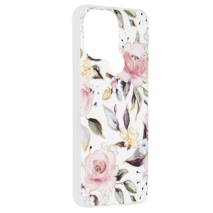 Hoes voor Xiaomi Redmi A2+ / A1+, Techsuit, Marble, Wit