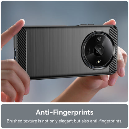 Hoes voor Xiaomi Redmi A3x / A3, Techsuit, Carbon, Zwart