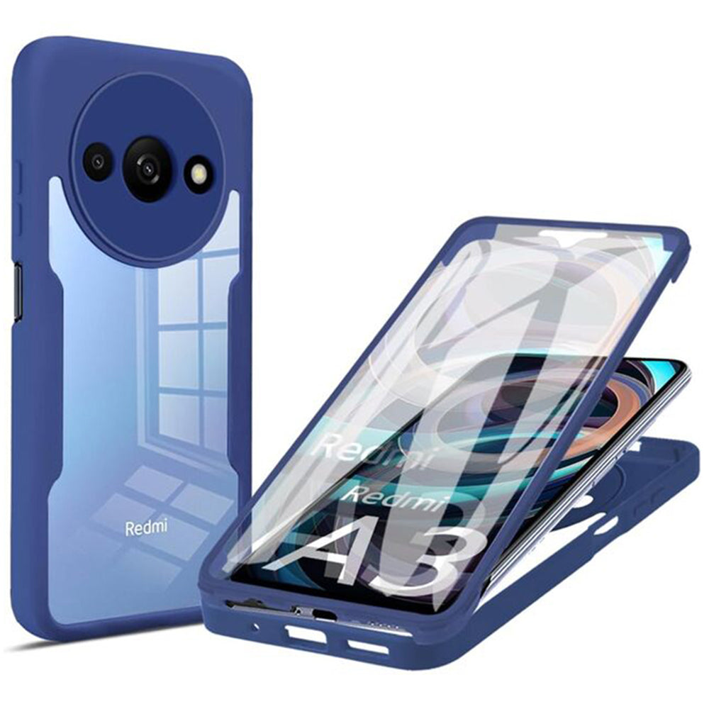 Hoesje voor Xiaomi Redmi A3x / A3, Techsuit, ColorVerse 360, Blauw