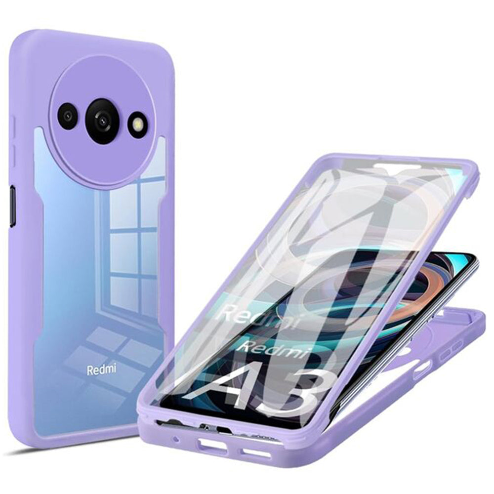 Hoes voor Xiaomi Redmi A3x / A3, Techsuit, ColorVerse 360, Paars