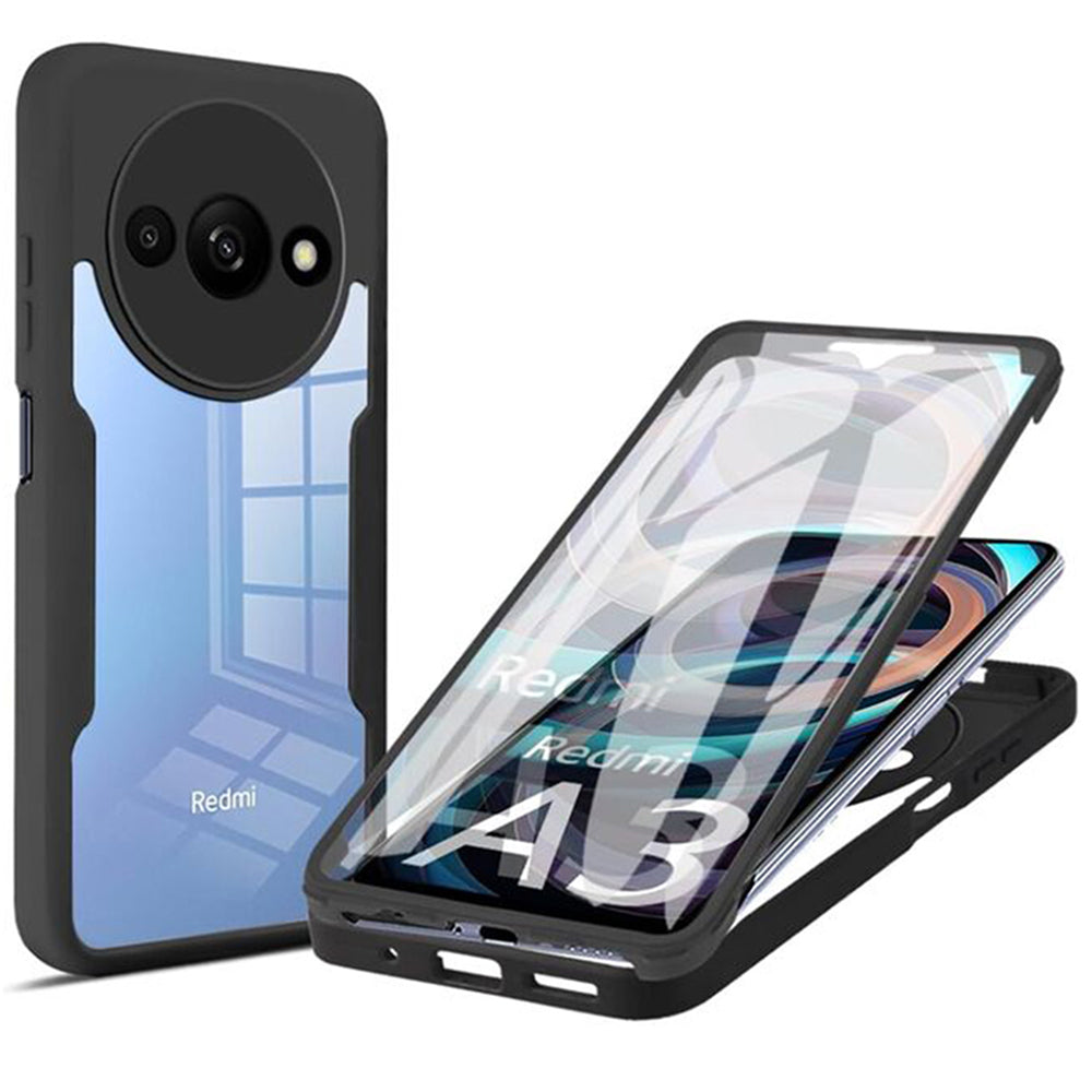 Hoes voor Xiaomi Redmi A3x / A3, Techsuit, ColorVerse 360, Zwart