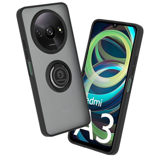 Hoes voor Xiaomi Redmi A3x / A3, Techsuit, Glinth, Zwart