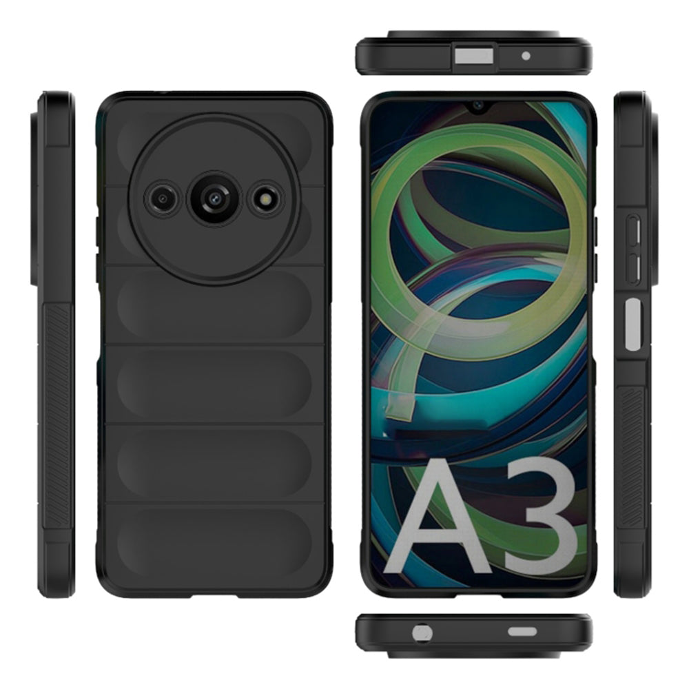 Hoesje voor Xiaomi Redmi A3x / A3, Techsuit, Magic Shield, Zwart