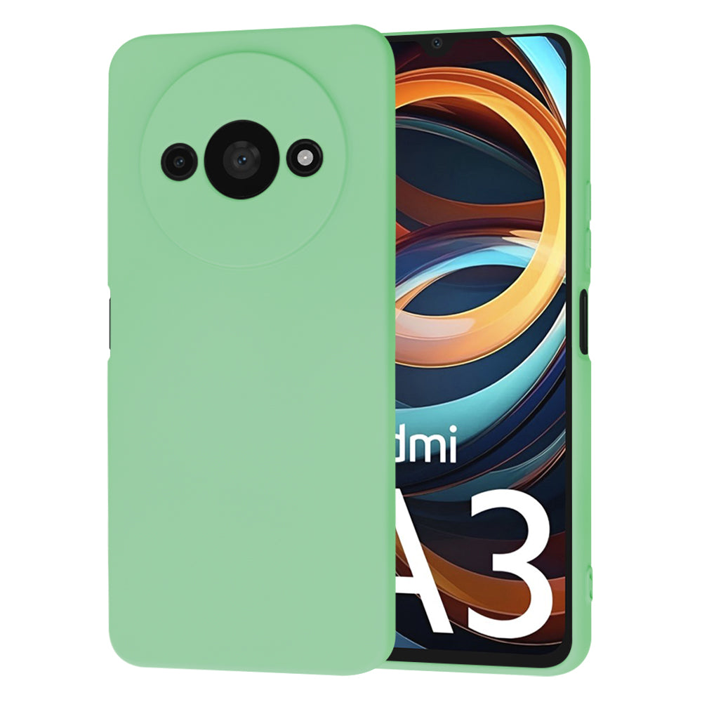 Hoes voor Xiaomi Redmi A3x / A3, Techsuit, SoftFlex, Lichtgroen