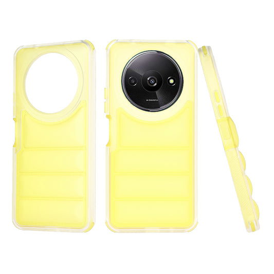 Hoes voor Xiaomi Redmi A3x / A3, Techsuit, Wave Shield, Geel