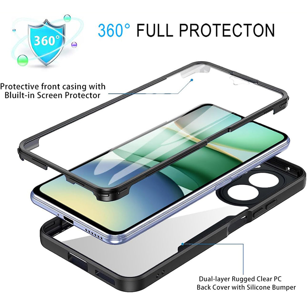 Hoesje voor Xiaomi Redmi A5 4G (Regionaal), Techsuit, ColorVerse 360, Zwart