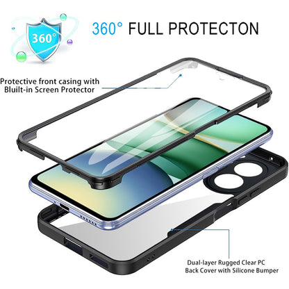 Hoesje voor Xiaomi Redmi A5 4G (Regionaal), Techsuit, ColorVerse 360, Zwart