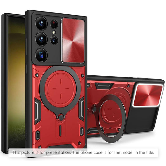 Hoes voor Xiaomi Redmi A5 4G (Standaard), Techsuit, CamGuard Pro, Rood