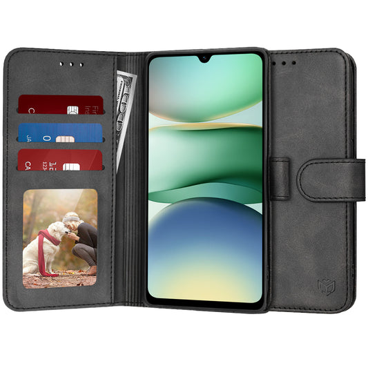 Hoes voor Xiaomi Redmi A5 4G (Standaard), Techsuit, Diary Book, Zwart