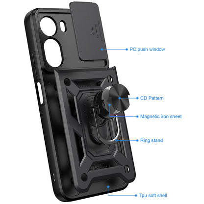 Hoesje voor Xiaomi Redmi A7 Pro 4G, Techsuit, CamShield, Blauw