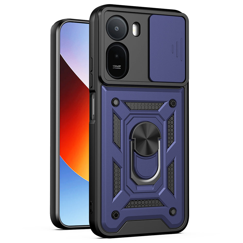 Hoesje voor Xiaomi Redmi A7 Pro 4G, Techsuit, CamShield, Blauw