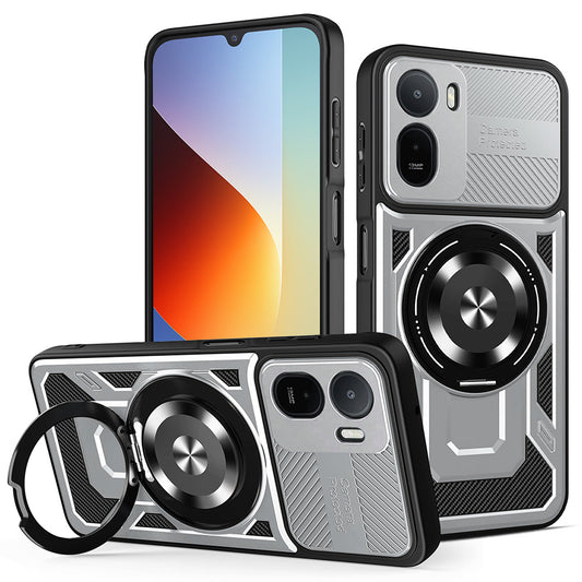 Hoes voor Xiaomi Redmi A7 Pro 4G, Techsuit, RuggedCam, Grijs