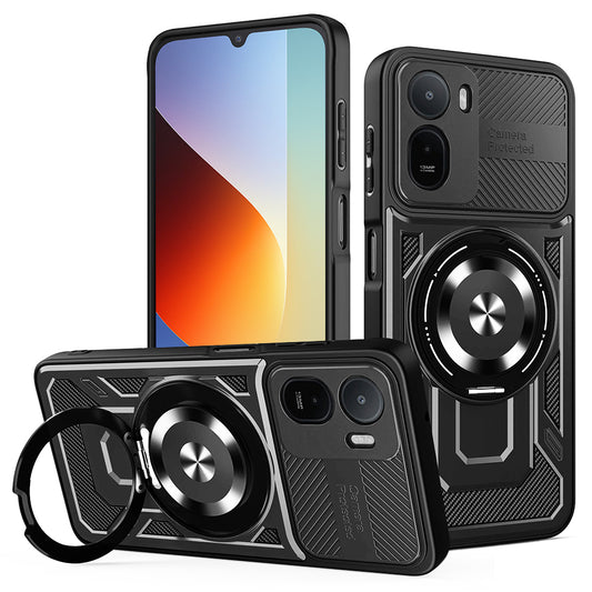Hoes voor Xiaomi Redmi A7 Pro 4G, Techsuit, RuggedCam, Zwart
