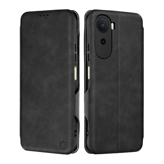 Hoes voor Xiaomi Redmi A7 Pro 4G, Techsuit, Safe Wallet Plus, Zwart