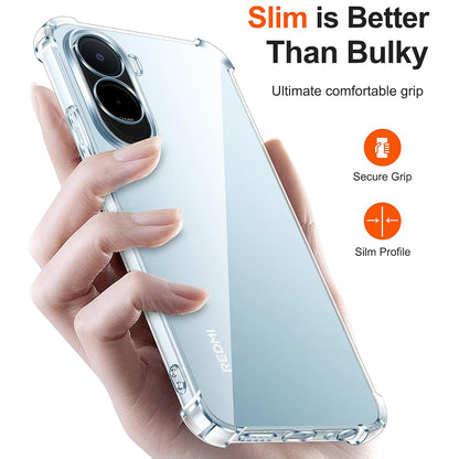Hoes voor Xiaomi Redmi A7 Pro 4G, Techsuit, Schokbestendig Clear, Transparant